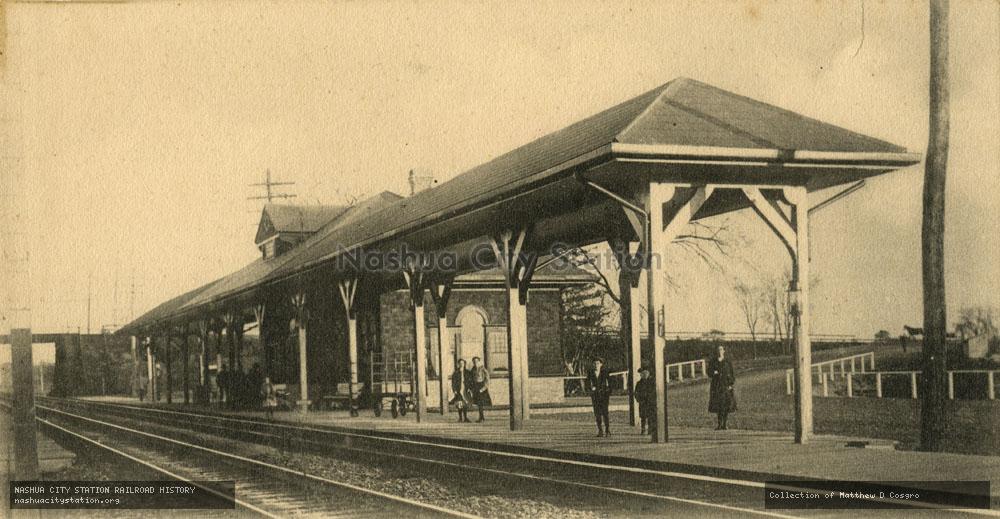 Postcard: New Railroad Station, Westbrook, Connecticut